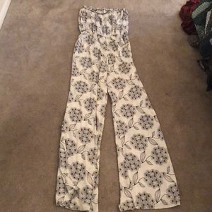 Tall wide leg jumpsuit